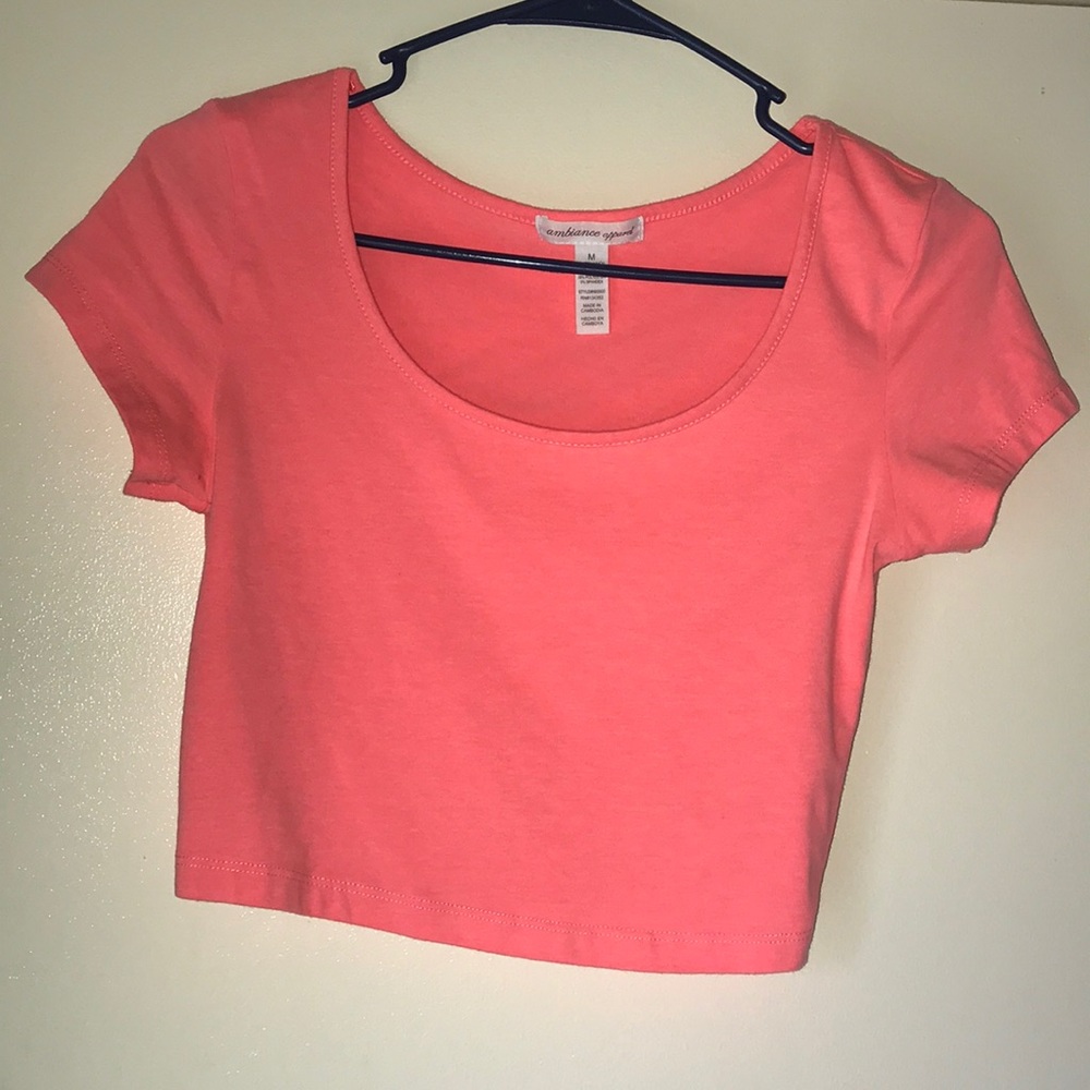 Pink crop top